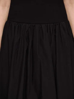Clothing-Source Unknown Amal Drop Waist Racer Tank Dress, Black