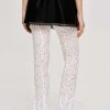Accessories-Source Unknown Chantilly Lace Pants, White