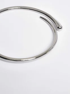 Clothing-Source Unknown Collar Choker, Silver