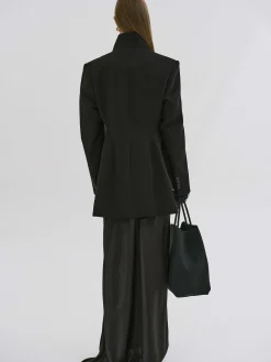 Clothing-Source Unknown Corrin Wrap Blazer, Black