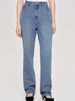 Clothing-Source Unknown Full-Length Slim Jeans, Medium Blue