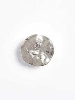 Clothing-Source Unknown Jardin Stud Earrings, Silver
