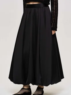 Clothing-Source Unknown Kaleido Puffball Skirt, Black