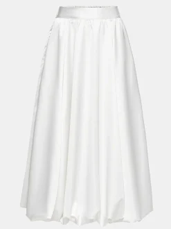 Clothing-Source Unknown Kaleido Puffball Skirt, White