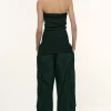 Accessories-Source Unknown Long Split Bandeau, Black