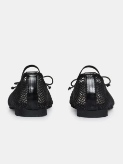 Shoes & Bags-Source Unknown Mary Jane Mesh Ballet Flats, Black