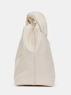 Clothing-Source Unknown Mini Twist Bag, Ivory