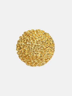 Clothing-Source Unknown Mismatched Earrings, Gold