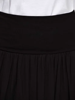 Bottoms-Source Unknown Ocelia Drop Waist Maxi Skirt, Black
