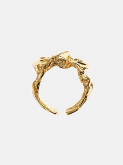 Clothing-Source Unknown Open Signet Ring, Gold