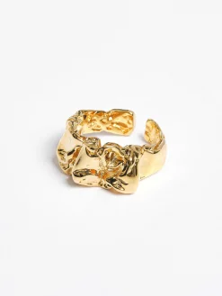 Clothing-Source Unknown Open Signet Ring, Gold