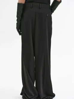 Clothing-Source Unknown Rennert Criss Cross Trousers, Black