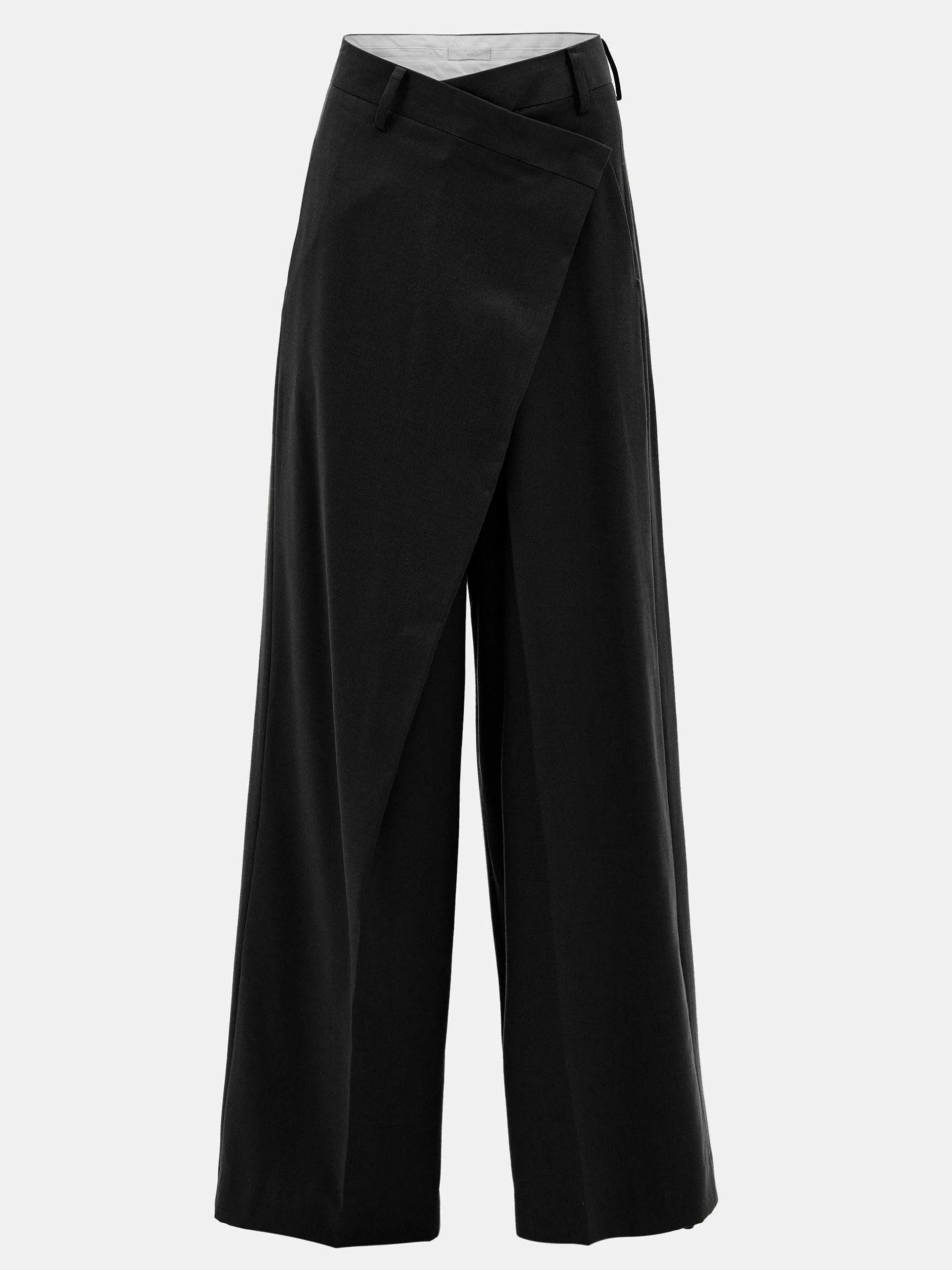 Clothing-Source Unknown Rennert Criss Cross Trousers, Black