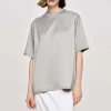 Accessories-Source Unknown Satin T-Shirt, Silver