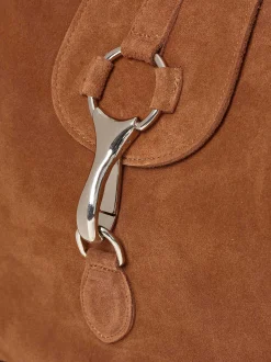 Shoes & Bags-Source Unknown Suede Hobo Bag, Copper