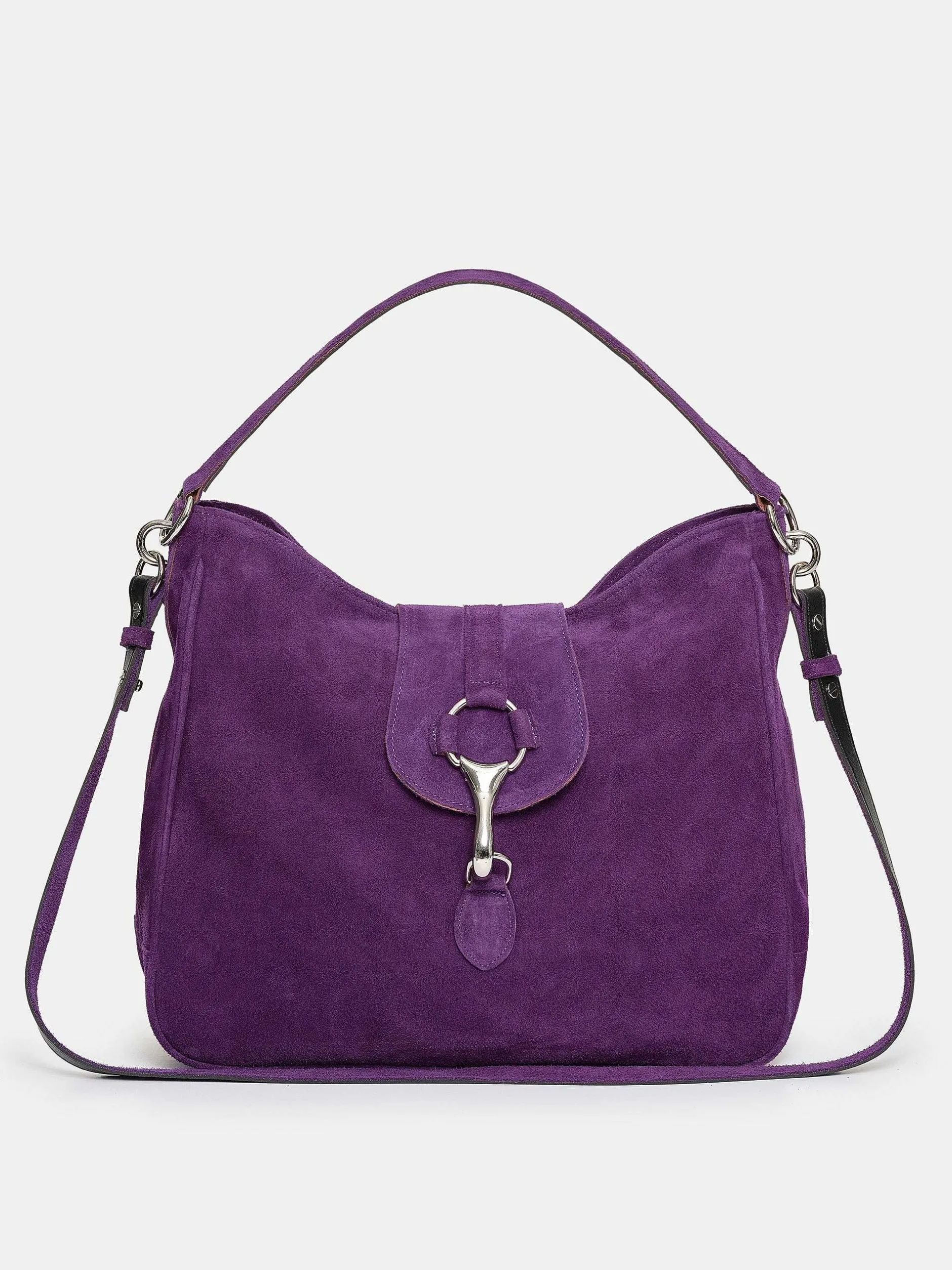 Shoes & Bags-Source Unknown Suede Hobo Bag, Plum