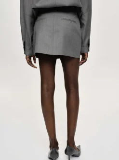 Co-Ords-Source Unknown Tailored Miniskirt, Dove