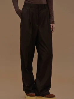 Bottoms-Source Unknown Triangle Pocket Relaxed Trousers, Fondant