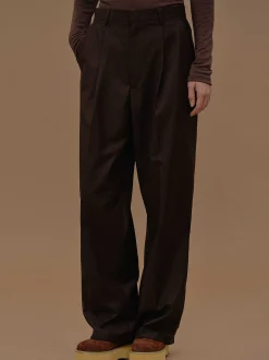 Bottoms-Source Unknown Triangle Pocket Relaxed Trousers, Fondant