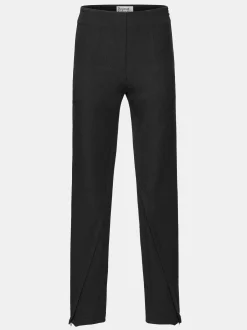 Bottoms-Source Unknown Tyia Bias-Cut Slim Trousers, Black