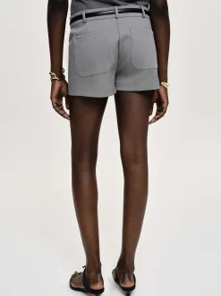 Bottoms-Source Unknown Ulna Welt Pocket Shorts, Grey