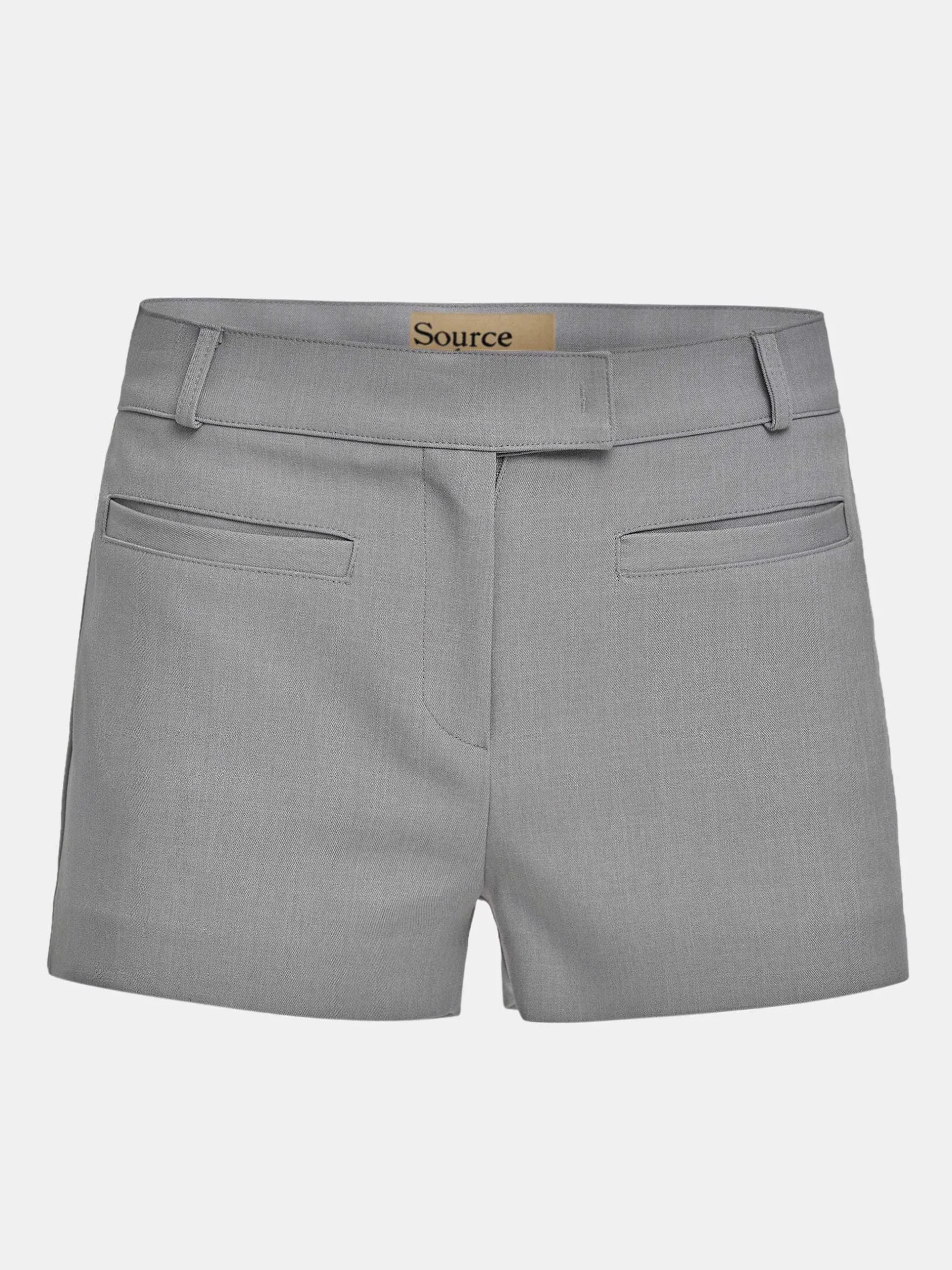 Clothing-Source Unknown Ulna Welt Pocket Shorts, Grey