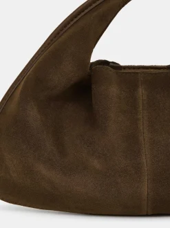 Clothing-Source Unknown Vida Suede Mini Tote Bag, Walnut