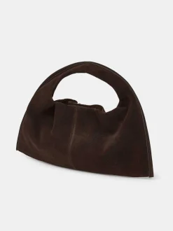 Clothing-Source Unknown Vida Suede Mini Tote Bag, Cocoa