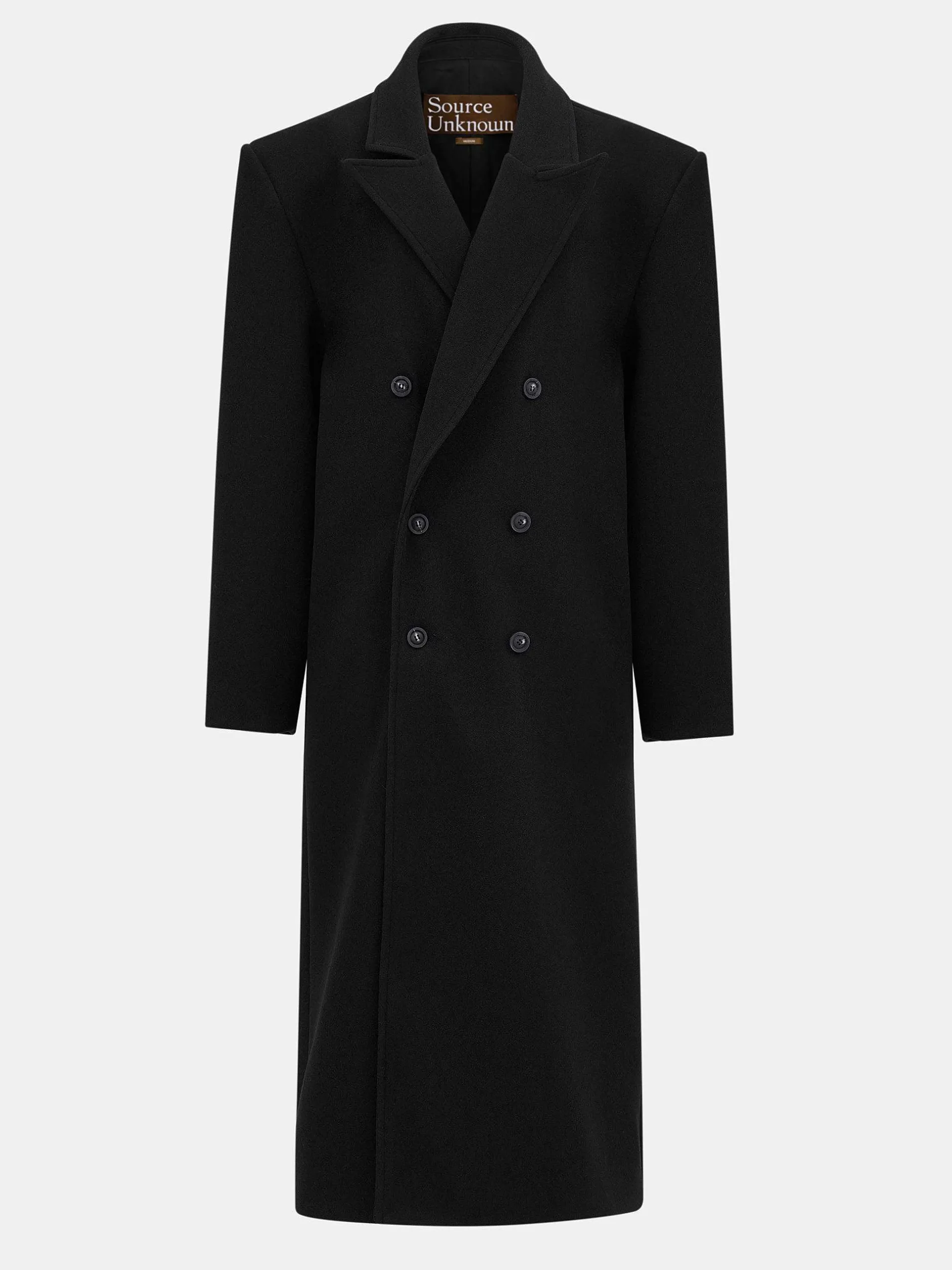 Clothing-Source Unknown Wallis Oversized Grandpa Coat, Black