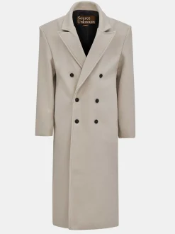 Clothing-Source Unknown Wallis Oversized Grandpa Coat, Beige