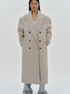 Outerwear-Source Unknown Wallis Oversized Grandpa Coat, Beige
