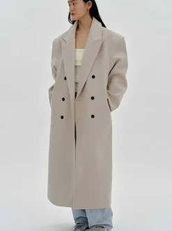 Outerwear-Source Unknown Wallis Oversized Grandpa Coat, Beige