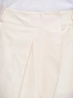 Bottoms-Source Unknown Wrapped Cotton Shorts, Almond