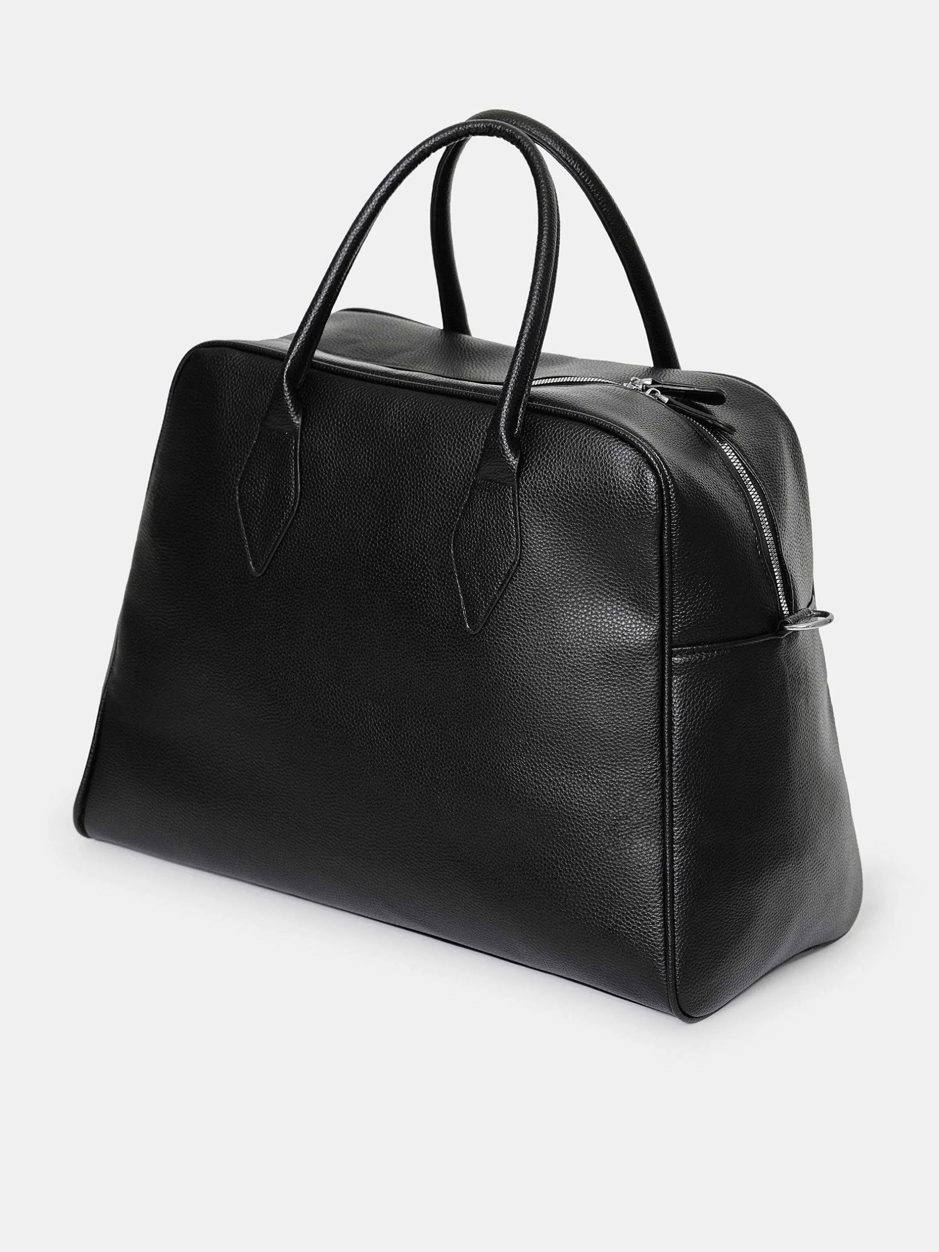 Clothing-Source Unknown Xlarge Weekender Faux-Leather Bag, Black